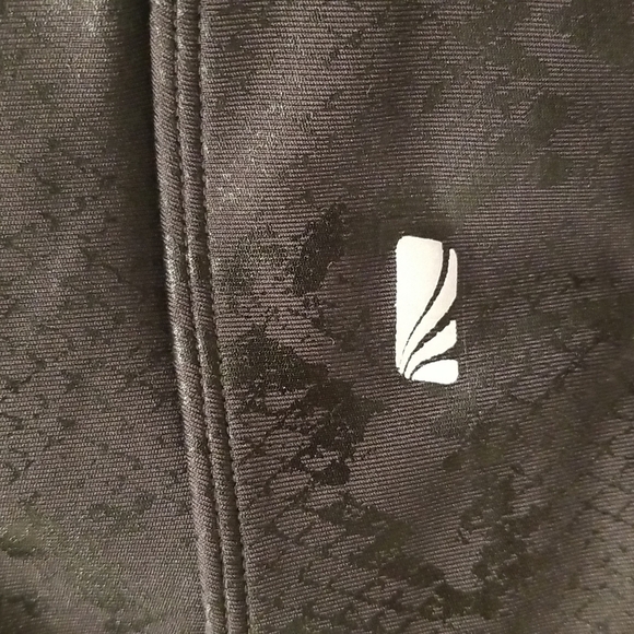 💕MARIKA💕 Black Python Foil Lacey Racerback Sports Bra ~ Animal Print Large NWT - Picture 6 of 10